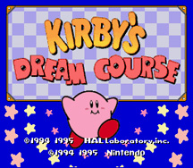 Kirby's Dream Course